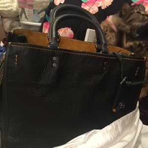 NWOT Coach Rough bag black